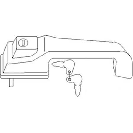 Aftermarket Outer Push Button Door Handle 1328543C1